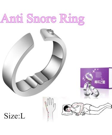 Adjustable Anti Snoring Acupressure Ring - Unisex Treatment Tool (Large Size) - Buy Online on GoSupps.com