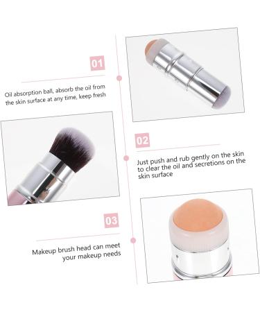 Beavorty Rolling Volcanic Stone Oil Absorbing Stick Makeup Gadgets Skin Care Tools Oil Absorbing Face Roller Oil Absorbing Roller Oil Absorbing Volcanic Roller Jade Roller Skin Care Roller 8.3x2.3cm Pink - Buy Online on GoSupps.com