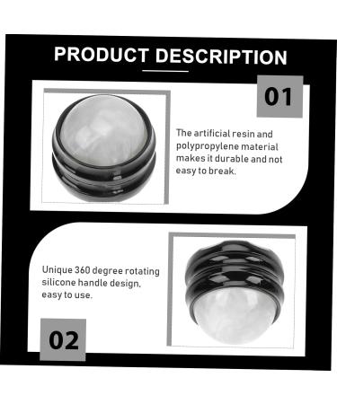 Buy Solustre 2 STK Massage Globe - Manual Roller Fitness Massage Device for Deep Tissue Relief | Foot Muscle & Fascia Recovery - Buy Online on GoSupps.com