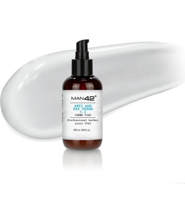 MAN42 Day Cream for Men 3in1 AntiAging Day Cream 31 100ml - Buy Online on GoSupps.com