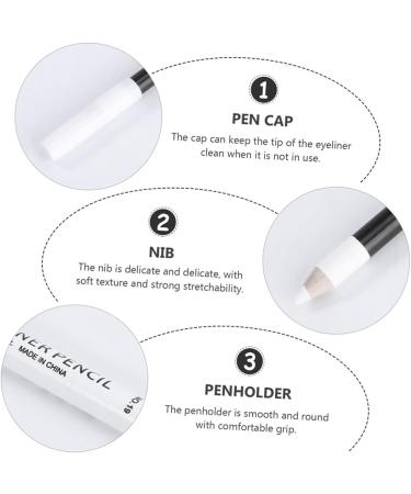 Gatuida Crayons Dessin Yeux 24 Pi ces Taille Compacte Couleur Blanche Outil De Maquillage Pour Fard Paupi res Femme Usage Quotidien - Buy Online on GoSupps.com
