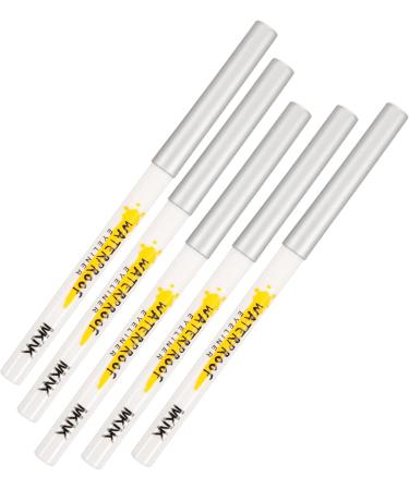 Healeved 10 Pcs White Lying Silkworm Pen White Eye Shadow Eye Makeup Tools Eyeshadow Crayon Makeup Pencil Abs - Buy Online on GoSupps.com