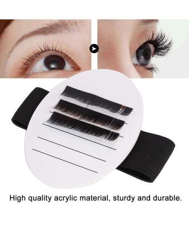 Portable False Eyelash Tray with Straps - Perfect for Eyelash Extensions & Grafting | Acrylic Eyelash Support for International Shipping - Buy Online on GoSupps.com