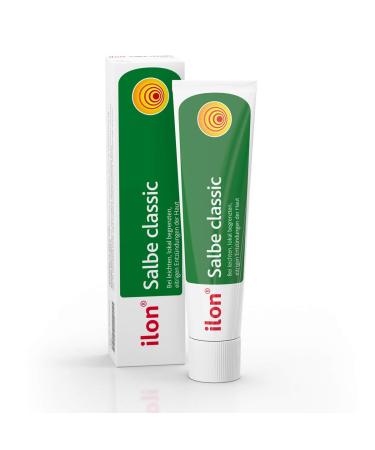 Ilon ointment classic 25 g green tension ointment for the treatment of skin inflammation relieves redness feelings of tension pain and swelling unique plant-active substance complex 1 piece