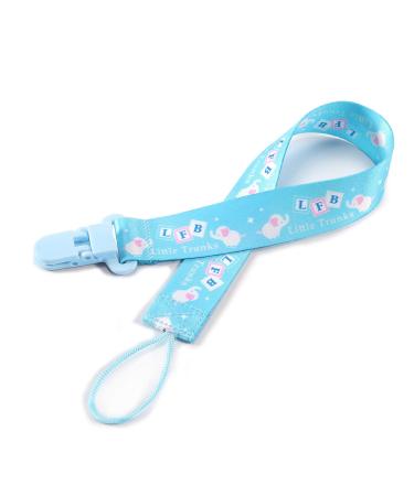 Buy LittleForBig Adult Pacifier Clip Set - 3 Blue Elephant Paci Clips for Adults | International Shipping Available - Buy Online on GoSupps.com