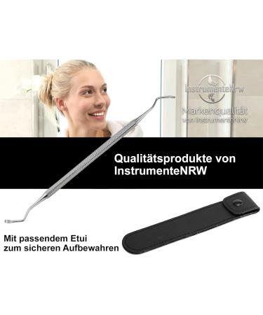 Stainless Steel Corn Lifter & Nail Care Instrument - Double-Ended Pedicure Tool with Case | Premium Foot Care - Buy Online on GoSupps.com