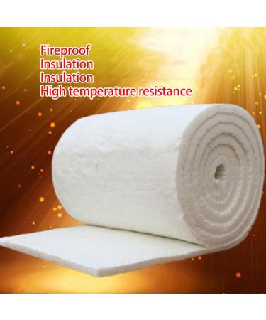 High-Temperature Ceramic Fiber Mat | Firefighter's Cotton Blanket | Insulation Mat with Aluminum Foil - 40mm Thick 30mm | International Shipping - Buy Online on GoSupps.com
