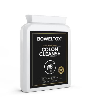 Boweltox - Your Ultimate Colon Cleanse and Gut Health Solution - 60 Capsules - Supports Constipation Relief & Bloating