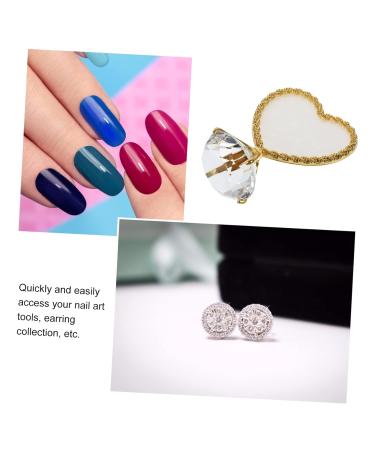Shop Nail Art Display Stand - Versatile Nail Tray Tool for Nail Polish & Design | 8.7x6.5cm Assorted Colors - International Shipping - Buy Online on GoSupps.com