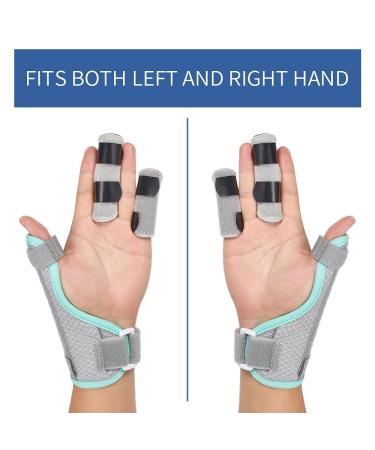 Simnoble Thumb Splint Brace + Trigger Finger Splint - Pain Relief & Support for Arthritis, Tendonitis, Carpal Tunnel - Buy Online on GoSupps.com