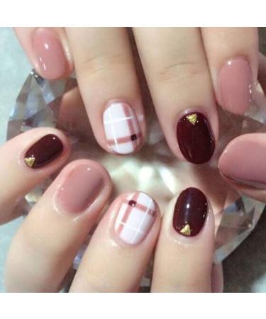 dijiusidy Nail Art Stickers Self-Adhesive Fingernail Decal with Strap Glue DIY Art Decor Full Cover Manicure Kits for Women Girls YMX214 - Buy Online on GoSupps.com
