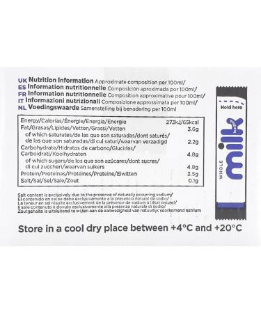 AB.GROCERIES 10ml Individually Wrapped Sticks Portions Sachets Lakeland - Whole Milk - Pack Of 110 - Buy Online on GoSupps.com