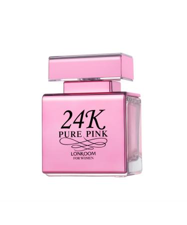 24K GOLD and 24K PINK Women's Eau De Parfum 100ml perfume Floral Fruity Fragrance 3.14 Fl Oz (Pack of 1) Fruity