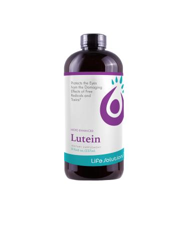Life Solutions Lutein for Eyes - Lutein 10mg Eye Supplements for Adults Vision & Eye Health Support - Premium Lutein Supplement for Optimal Eye Health 8oz