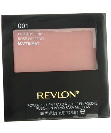 Revlon Powder Blush in Oh Baby Pink 001 with Brush, Pack of 2 - Buy Online on GoSupps.com