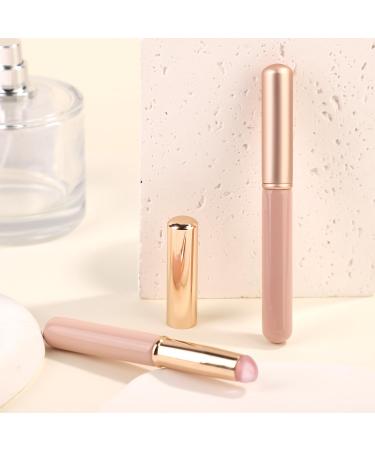 2pcs Silicone Lip Brush Set - Soft Bristle Makeup Applicator with Cap | Multi-Purpose Gloss Brush for Lipstick - Buy Online on GoSupps.com