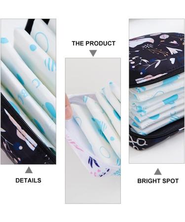 HEALLILY Portable Sanitary Napkin Bag | Cartoon Menstrual Pads Travel Pouch - 1pc - International Shipping - Buy Online on GoSupps.com
