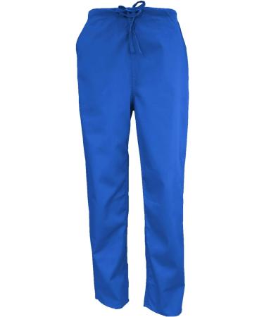 M&M Scrubs Men's Medical Scrub Set - Top and Pants, X-Large Royal - Buy Online on GoSupps.com