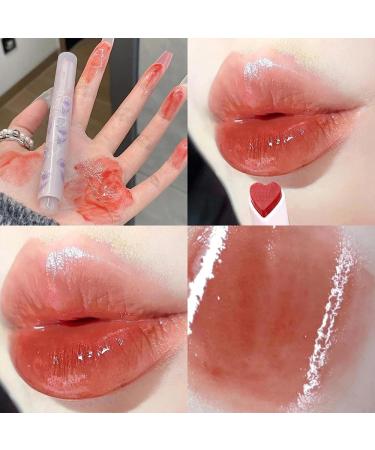 Buy 3 Colors Jelly Lipstick | Tinted Heart Shape Lip Stain | Long Lasting Hydrating Lip Gloss - Buy Online on GoSupps.com