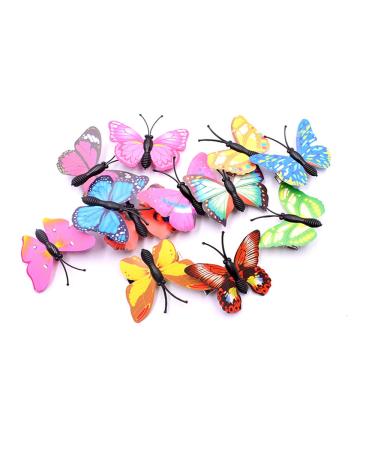 20 Colorful Butterfly Hair Clips - Glitter Baby & Toddler Clips for Girls & Women - International Shipping - Buy Online on GoSupps.com