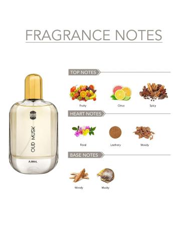 Oud Musk Eau De Parfume 100ML Long Lasting Scent Spray Gift For Men - Buy Online on GoSupps.com