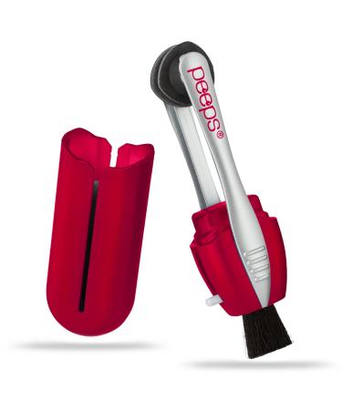 Carbon Klean Peeps Lens Cleaner - Efficient and Durable Carbon Microfibre Technology - Used Exclusively by NASA - 500 Applications (Red Soft Touch) Soft Touch Red - Buy Online on GoSupps.com