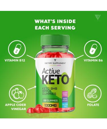 Active Keto Gummies (3 Pack) - BHB ACV Weight Loss Supplement - Oprah Winfrey Approved - 180 Gummies - Buy Online on GoSupps.com