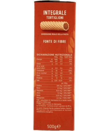  Italian Gourmet E.R. Pack of 10 Barilla Tortiglioni Integrali whole wheat pasta - Italian noodles - 500g - Gourmet Italian Polpa - 400g - Buy Online on GoSupps.com