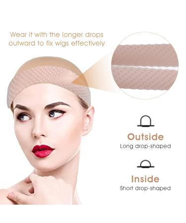 Buy Sibba Adjustable Waterproof Wig Grip Headband - 2 Piece Unisex Elastic Wig Band for Secure Fit - Buy Online on GoSupps.com