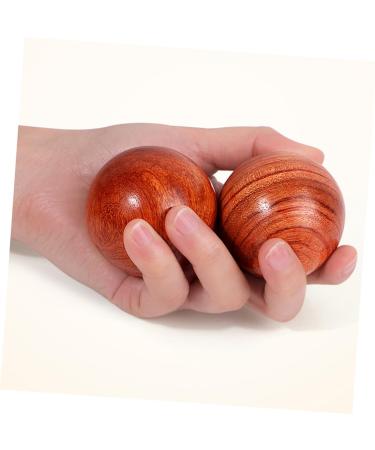 Lurrose 4-Piece Solid Wood Massage Balls - Chinese Health Stress Balls for Exercise & Relaxation - Buy Online on GoSupps.com