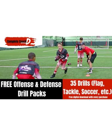 Youth Football Play Wristbands - Call Plays and Win Games - Flag Football Wristbands or Tackle Football Wristbands - QB Wrist Coach - Play Card Playbook Wrist Bands Football Equipment (5 or 10 packs) - Buy Online on GoSupps.com