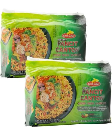 Lucky Me! Pancit Canton Instant Noodles Chilimansi Flavor (12 units x 60g) - Buy Online on GoSupps.com