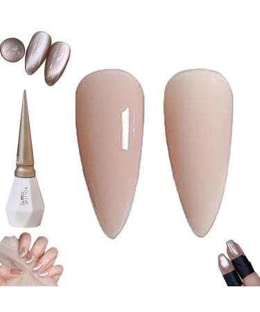 Rolita Gel Polish 2024 New 16 Colors Nude Gel Polish Rolita Nail Polish Glitter Crystal Gel Nail Polish Jelly-Colored Nail Polish Cat Eye Gel Nail Polish Quick Dry Nail Polish (0.06 Fl Oz Y-14) 0.06 Fl Oz Y-14