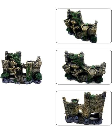 Gotiso Aquarium Castle Decoration - Classic Harz Ornaments for Fish & Turtles | Enhance Your Aquarium with Stunning Accessories - Buy Online on GoSupps.com