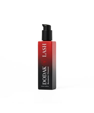 Eyelash Extension Shampoo Eyelash Extension Cleanser Glass Bottle Makeup Remover Sulfate Paraben and Phthalate Free for Home and Salon Use (120ml Rosewater)