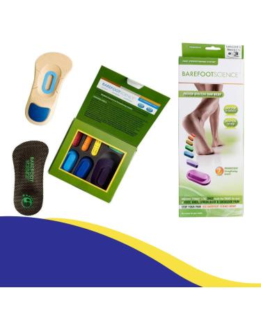 Barefoot Science Foot Strengthening System - 7-Step Therapeutic 3/4 Length - Small - W 8-9.5 / M 5-7.5 Small (Men 5-7.5/Women 8-9.5)