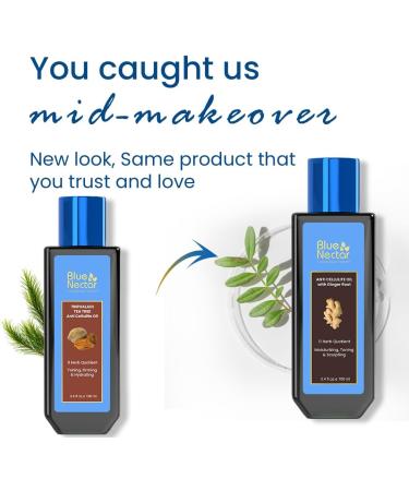 Blue Nectar Ayurvedic Anti Cellulite & Slimming Oil 100ml | Natural Body Oil for Smooth Skin - Buy Online on GoSupps.com