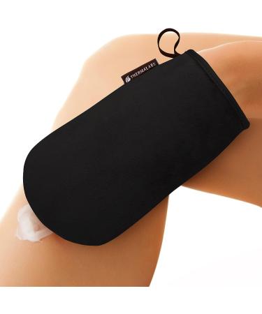 Ultimitt Double Self Tanning Applicator Mitts Set - Streak-Free Sunless Tan Gloves for Indoor Use - Reusable Microfiber Cloths in Holographic Bag - Buy Online on GoSupps.com