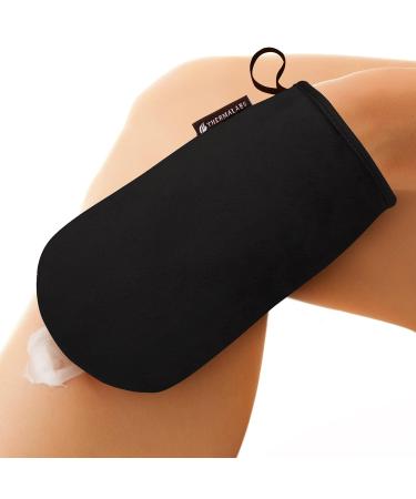 Ultimitt Black Self Tanning Applicator Mitt | Reusable Streak-Free Sunless Tan Application Glove | Indoor Bronzing Microfiber Cloth - Buy Online on GoSupps.com
