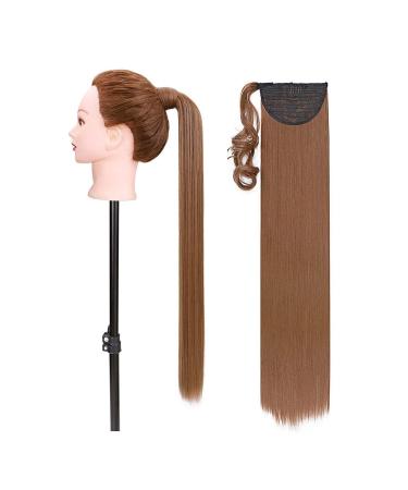 Buy Clip-in Ponytail Hair Extensions - 81cm Light Brown Braid Hairpiece for Natural Super Long Styles - International Shipping Available - Buy Online on GoSupps.com