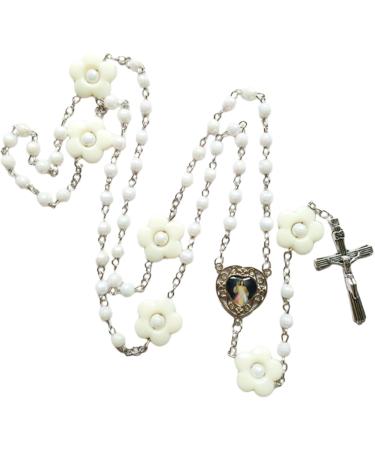Shop Oralgo's Unique White Pearl Necklace - Stylish Cross Trailer Chain & Crucifix Accessory for International Shipping - Buy Online on GoSupps.com
