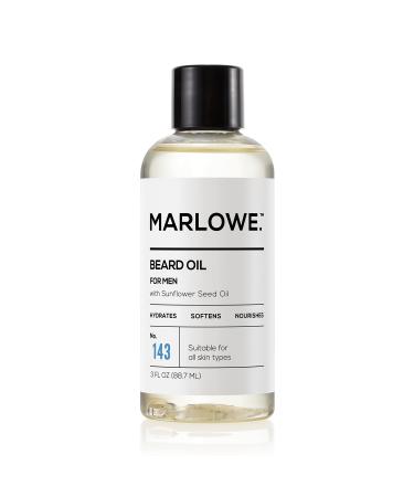 Marlowe Men's Beard Oil No. 143 3 fl oz (88.7 ml)