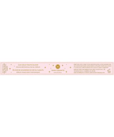 24K Gold Botanical Peptide Face Serum Anti-Aging Fine Line Wrinkle Reduction Youthful Skin Smooth Texture Rejuvenating Serum Hydration Tightening Luxury Skincare Essence - Buy Online on GoSupps.com