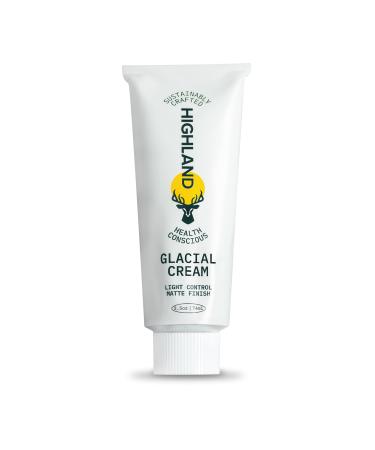 Highland Glacial Cream - Versatile hair styling cream that smooths de-frizzes texurizes & boosts curls. All-natural plant-derived & made for all hair types. (2.5 oz)