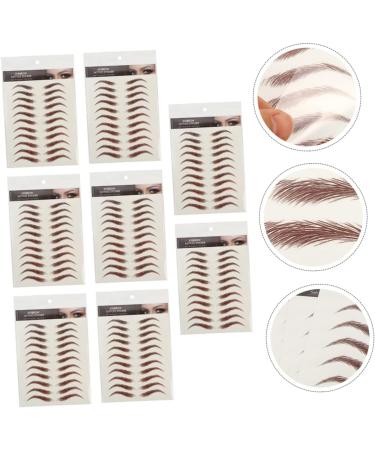 POPETPOP 72 sheets Transfers Sticker Imitation Hairlike Shaping Artificial False Tattoos Eyebrows Transfer - Buy Online on GoSupps.com