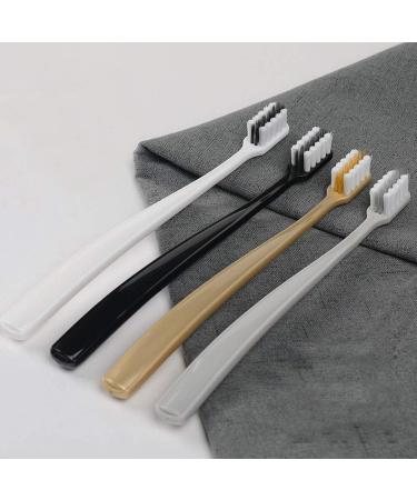 Zumaha Compact Toothbrush 4-Pack - Ergonomic Grip Medium-Hard Bristles Travel-Friendly - Ideal for Men & Women - Buy Online on GoSupps.com