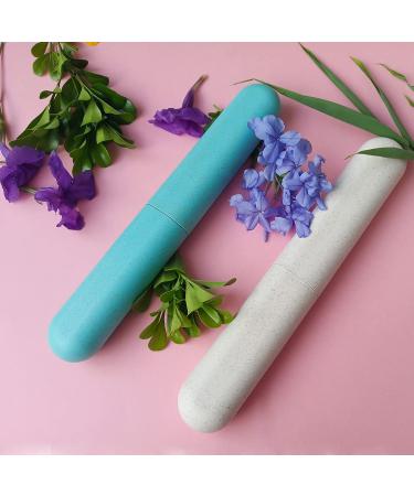4 Pack Travel Toothbrush Case - Dust-Proof & Sanitary Holder for Home, Camping & Trips - Buy Online on GoSupps.com