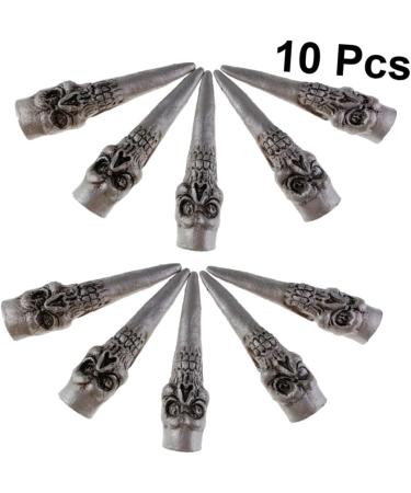 Healeved 2 Sets Fake Nails Nail Art Decoration Fake Party Nails False Nails Props Cosplay Accessories Funny False Nail Halloween Costume Accessories Paw Ornament Make up Apparel - Buy Online on GoSupps.com