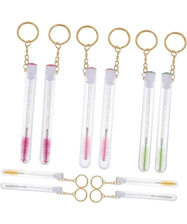 FOMIYES 50 pcs keychain mascara brush mascarades for women empty mascara tube and wand lash brush with tube 11.2x1cmx5pcs Assorted Colorx5pcs - Buy Online on GoSupps.com