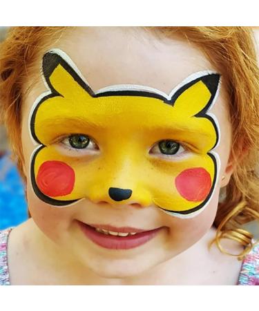Go Ho Yellow Face Paint Stick - Water Based Non-Toxic Washable Yellow Body Paint for Halloween Cosplay & SFX Makeup - Full Coverage for Adults & Children - Buy Online on GoSupps.com